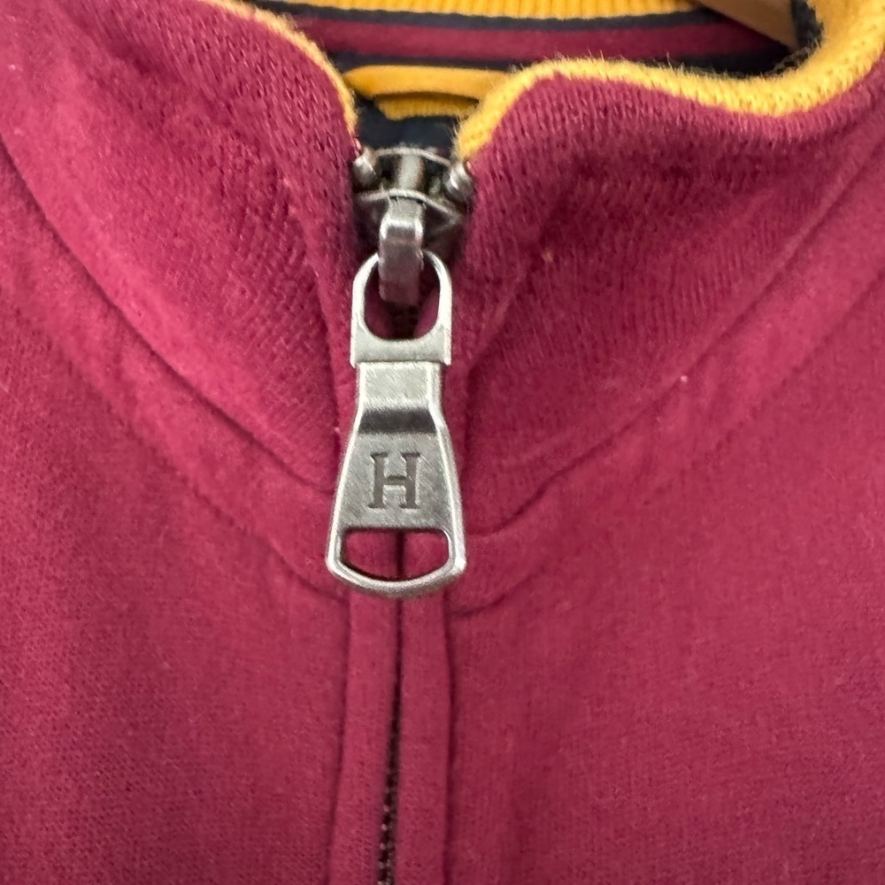 Tommy Hilfiger Varsity 1985 Maroon Jacket / 2012 / Burgandy Zip Front / large - Picture 9 of 13